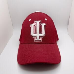 Indiana University IU Baseball Hat Big Ten Red OS